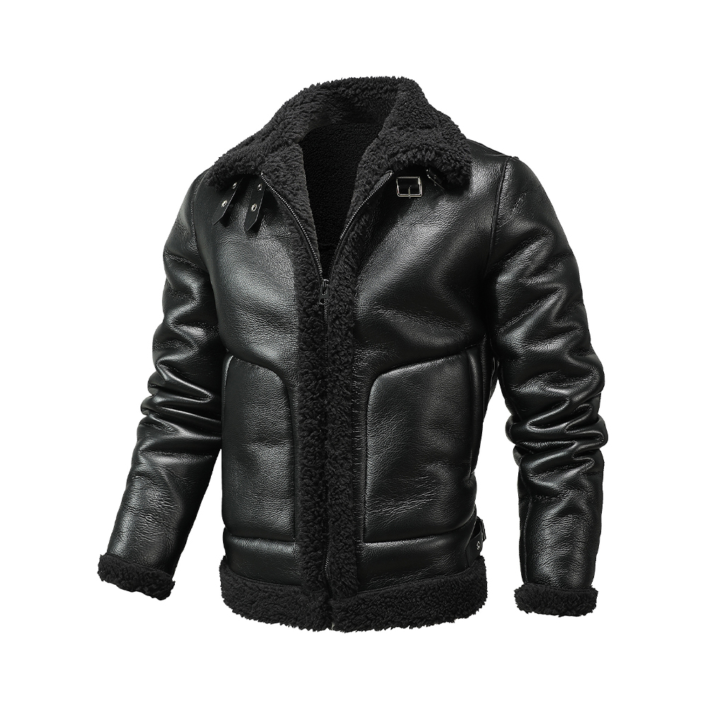 Shearling Winter Original Leather Jacket -