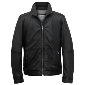 Maxwell Black Leather Jacket-04