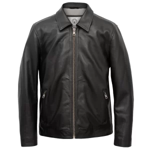 Noonset Black Leather Jacket-01