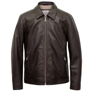 Noonset Brown Leather Jacket