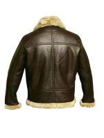 B3 Bomber Aviator Brown Leather Jacket