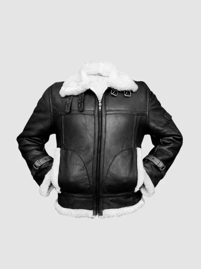 B3 Black And White Bomber Jacket