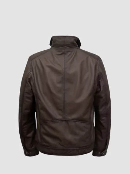 Maxwell Brown Leather Jacket