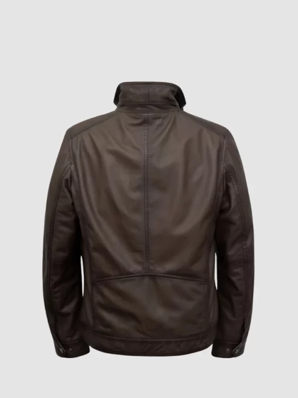 Maxwell Brown Leather Jacket